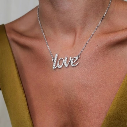 The Signature 'Love' Script Necklace