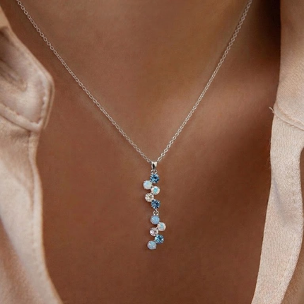 The Iridescent Cascade Pendant