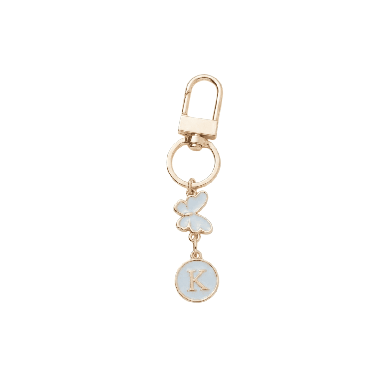 Butterfly Monogram Keychain