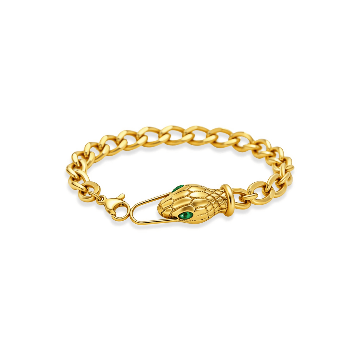 Serpent Link Chain Bracelet