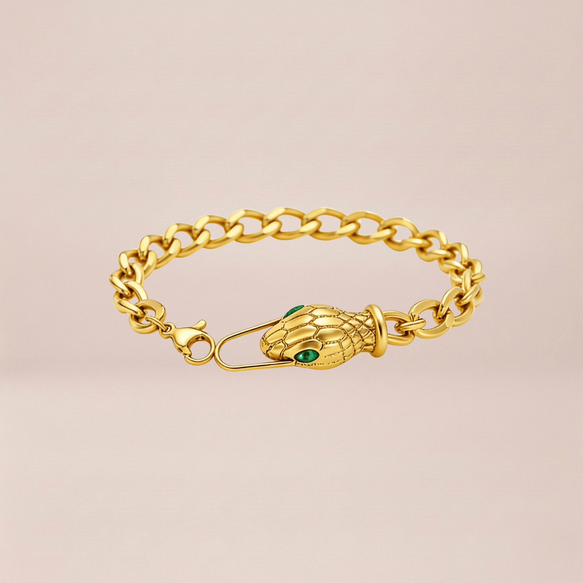 Serpent Link Chain Bracelet