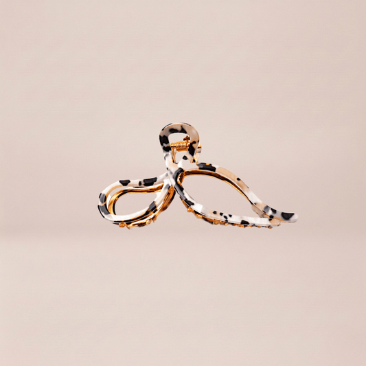 Sculptural Ribbon Claw Clip