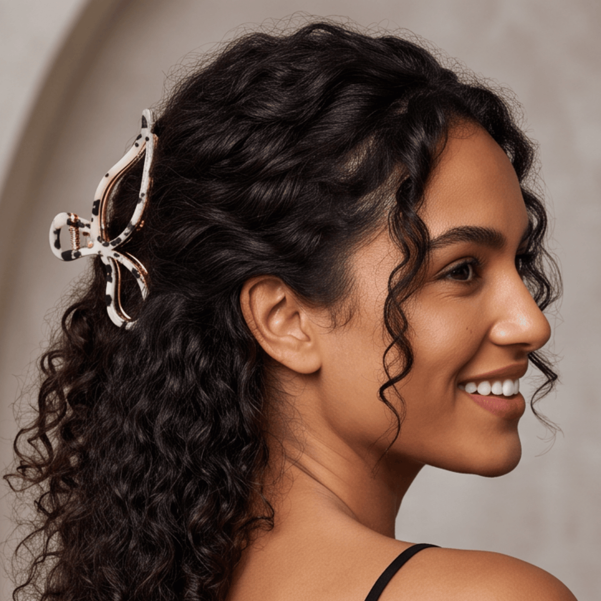 Sculptural Ribbon Claw Clip
