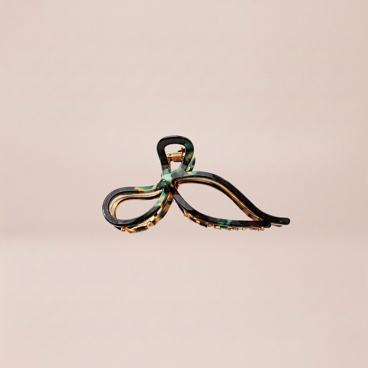 Sculptural Ribbon Claw Clip