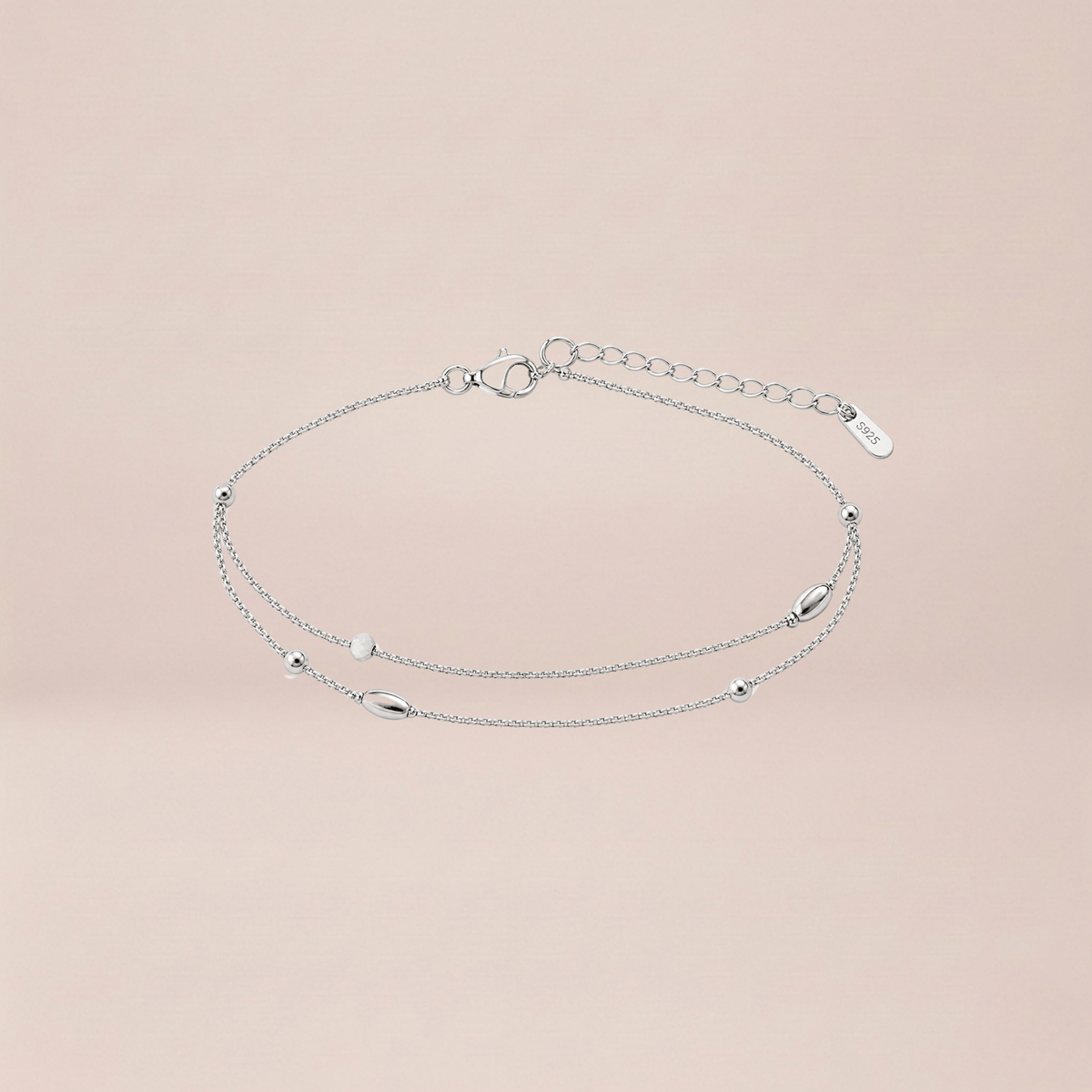 Double-Strand Bead Anklet