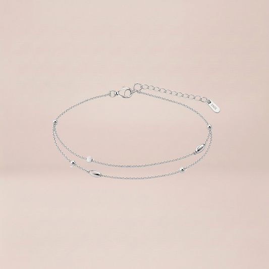 Double-Strand Bead Anklet
