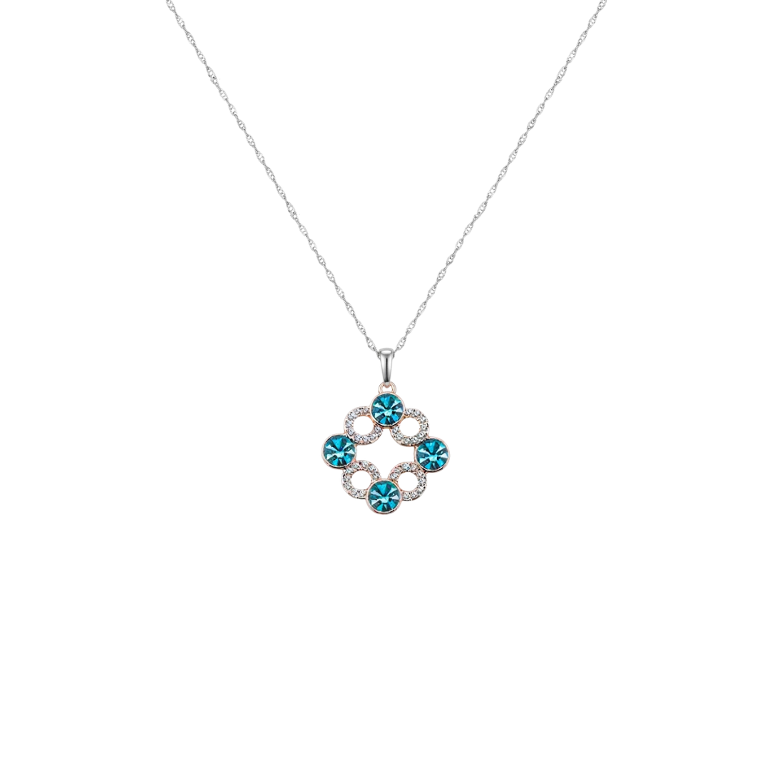 The Azure Link Mosaic Pendant