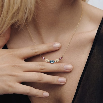 The Marquise Crystal Arch Pendant