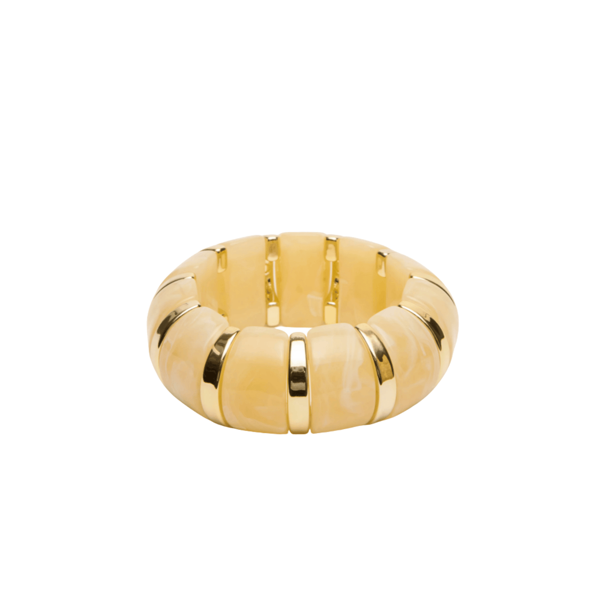 Golden Cream Link Bracelet