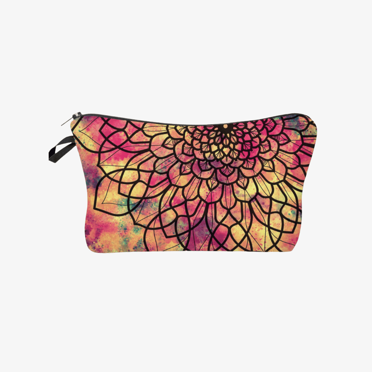 Sunset Mandala Cosmetic Pouch