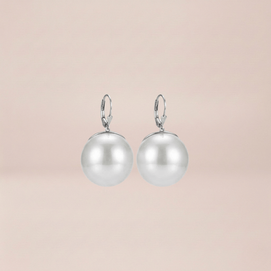Luminous Pearl Drop Earrings