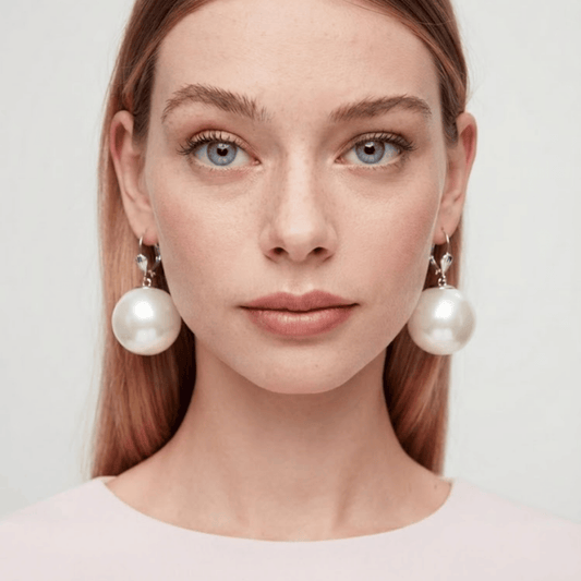 Luminous Pearl Drop Earrings