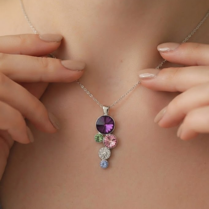 The Celestial Cluster Drop Pendant