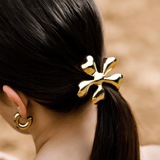The Abstract Floral Hair Tie
