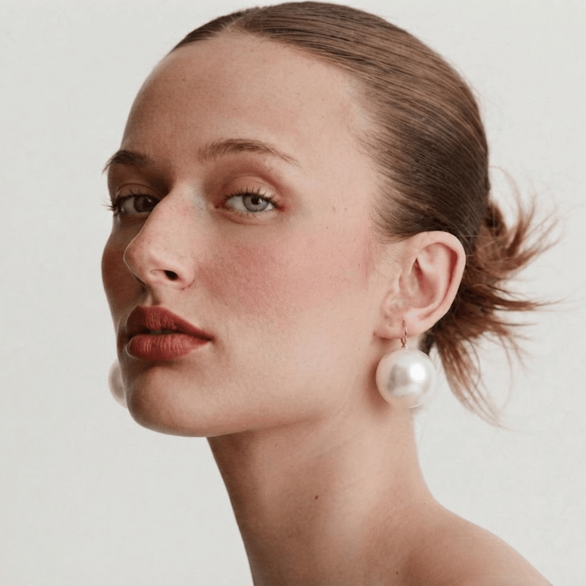 Luminous Pearl Drop Earrings