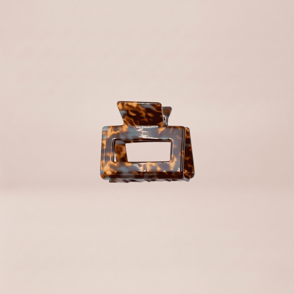 The Geometric Resin Square Claw Clip