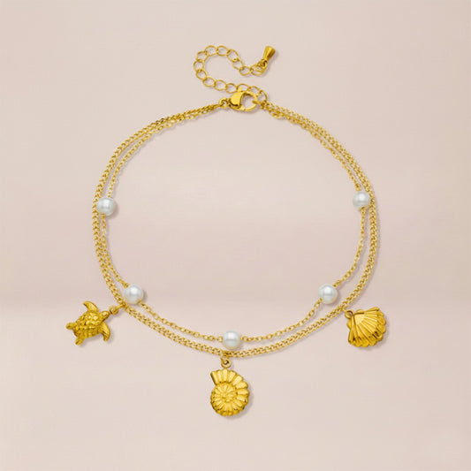Sea Whisper Anklet