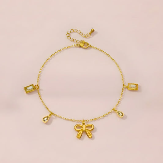 Golden Ribbon Ankle