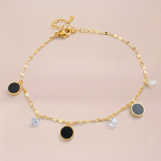 Twirl Charm Anklet