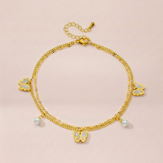 Flutter Charm Anklet