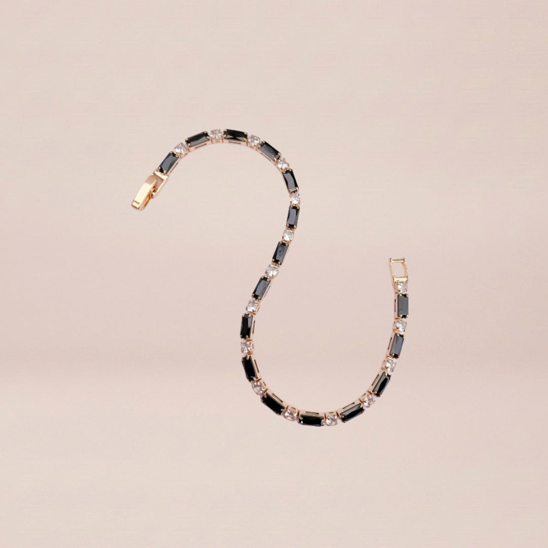 Amethyst Glow Tennis Bracelet