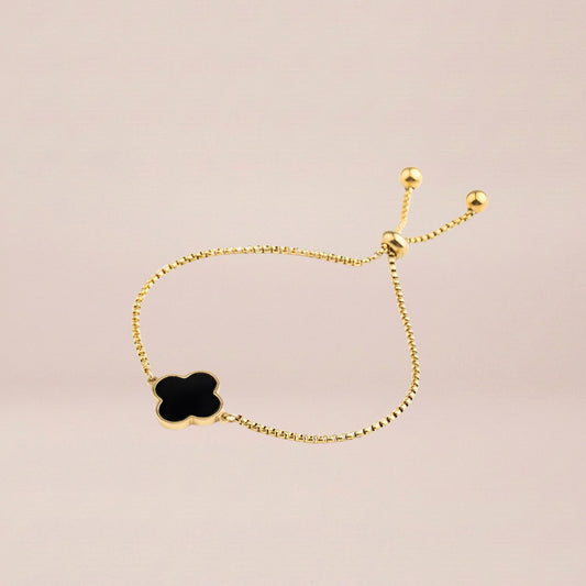 Zwart Clover Bracelet