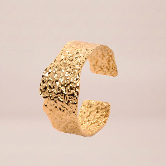The Molten Gold Cuff Bracelet