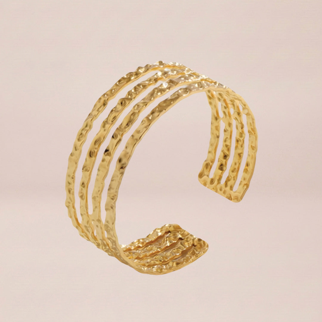 Aurora Triple Wave Cuff Bracelet