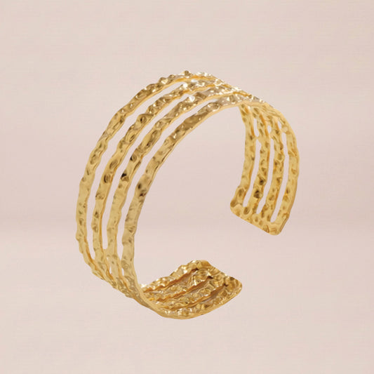 Aurora Triple Wave Cuff Bracelet