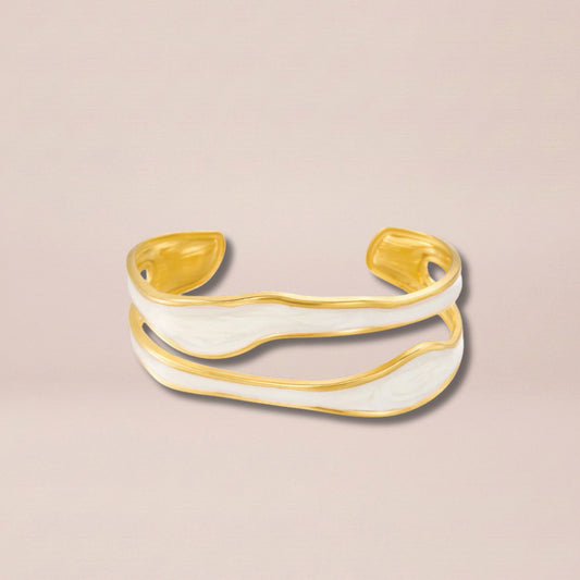 The Luna Wave Cuff Bracelet