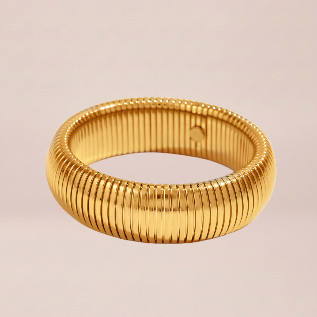 Golden Spiral Flex Bracelet