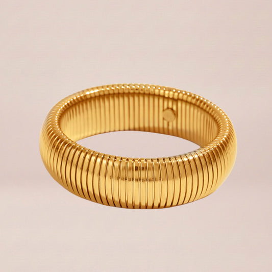 Golden Spiral Flex Bracelet