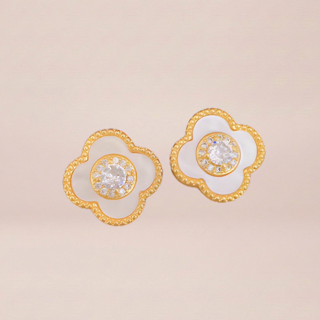 Bloom Drop Chain Earrings