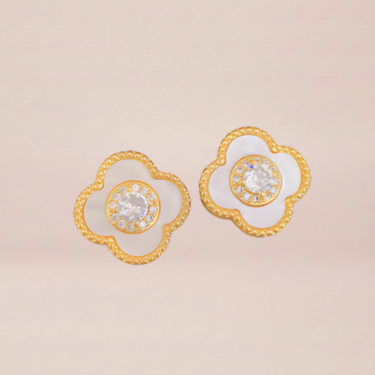 Bloom Drop Chain Earrings