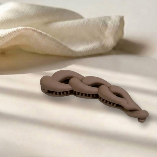 Twisted Chain Plastic Hair Clip