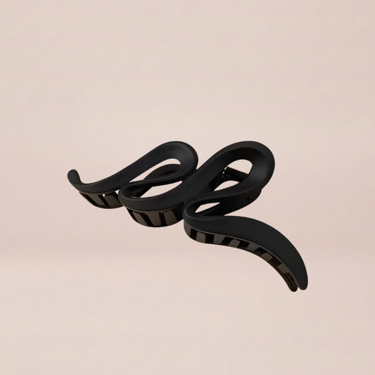 Sleek Serpent Acrylic Claw Clip