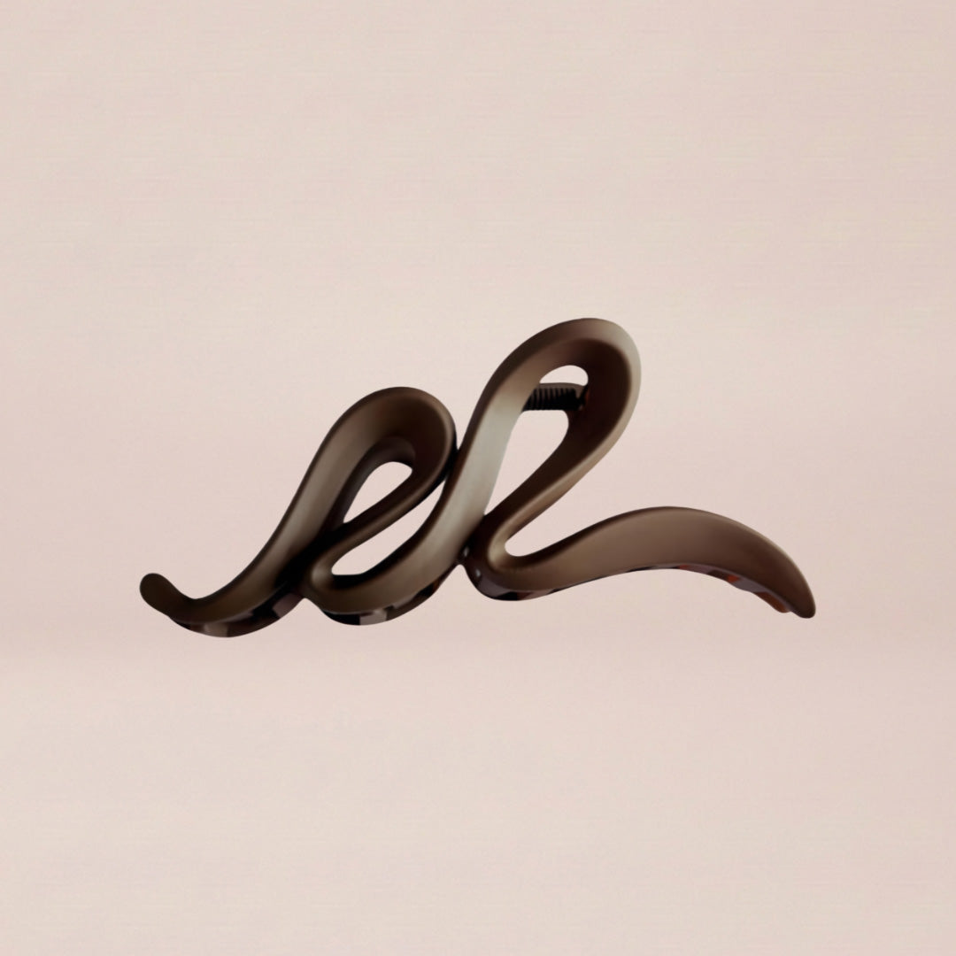 Coffee Cobra Acrylic Claw Clip