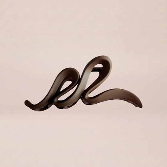 Coffee Cobra Acrylic Claw Clip