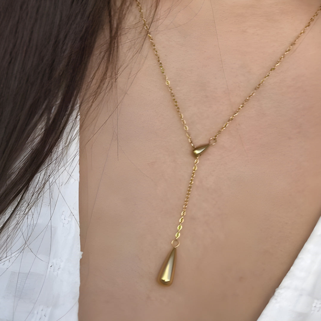 The Golden Cascade Necklace