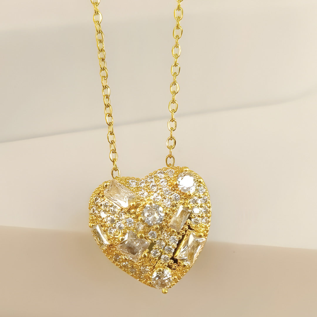 The Golden Promise Heart Necklace