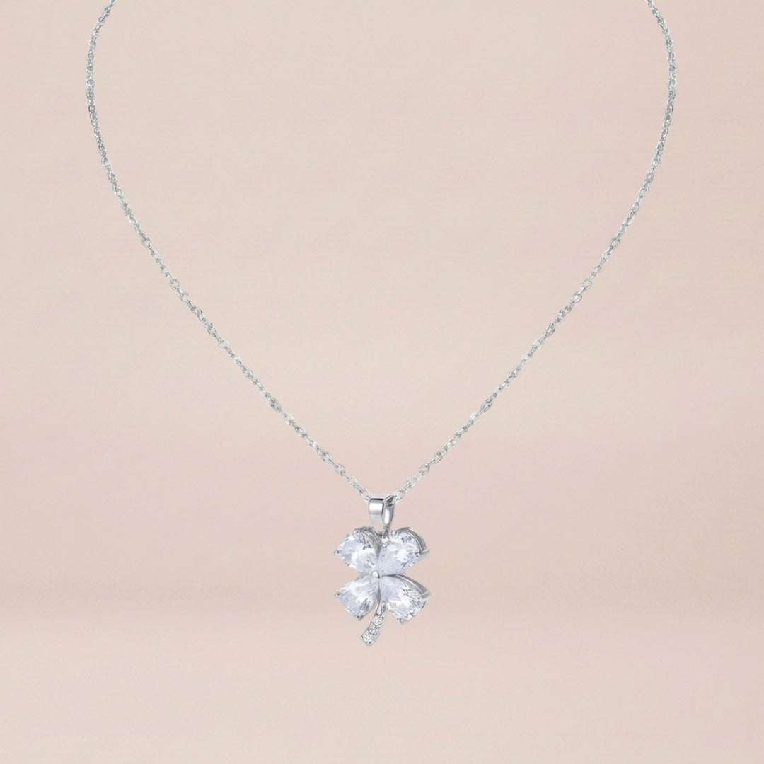 Lucky Spark Clover Necklace