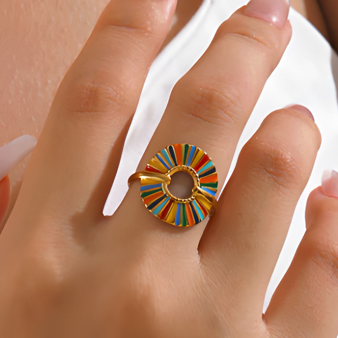 The Sunset Radiance Ring