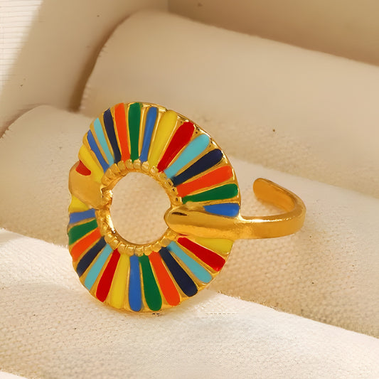 The Sunset Radiance Ring