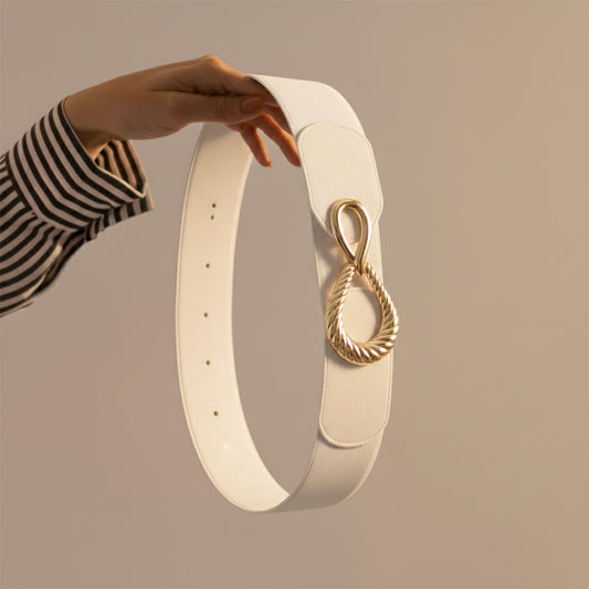 Noir Infinity White Belt