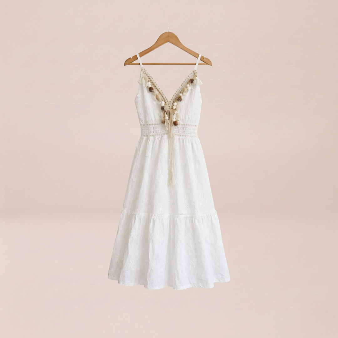 Mykonos Shell Embellished Dress