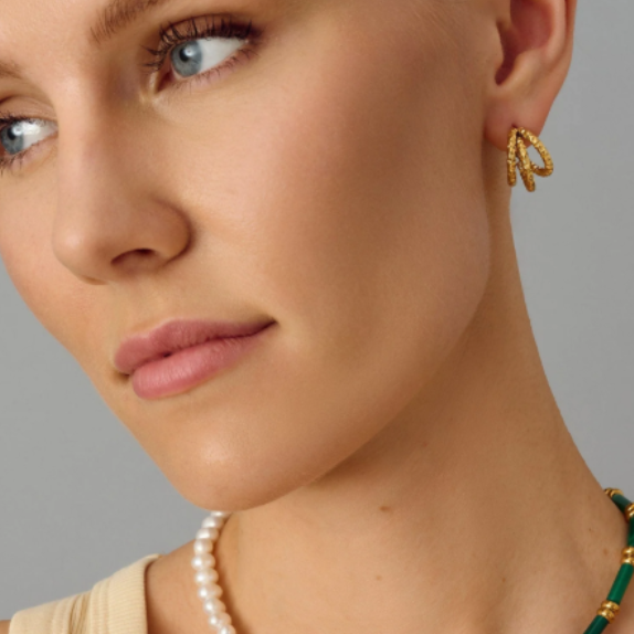 Eclat Triple Earrings