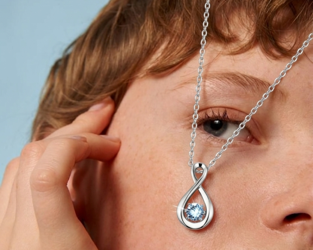 Swarovski necklace teardrop pendant